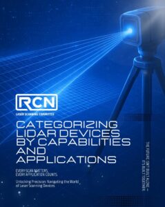 Document cover Image of RCN publication -  Categorizing LiDAR Devices by Capabilities and Applications. 